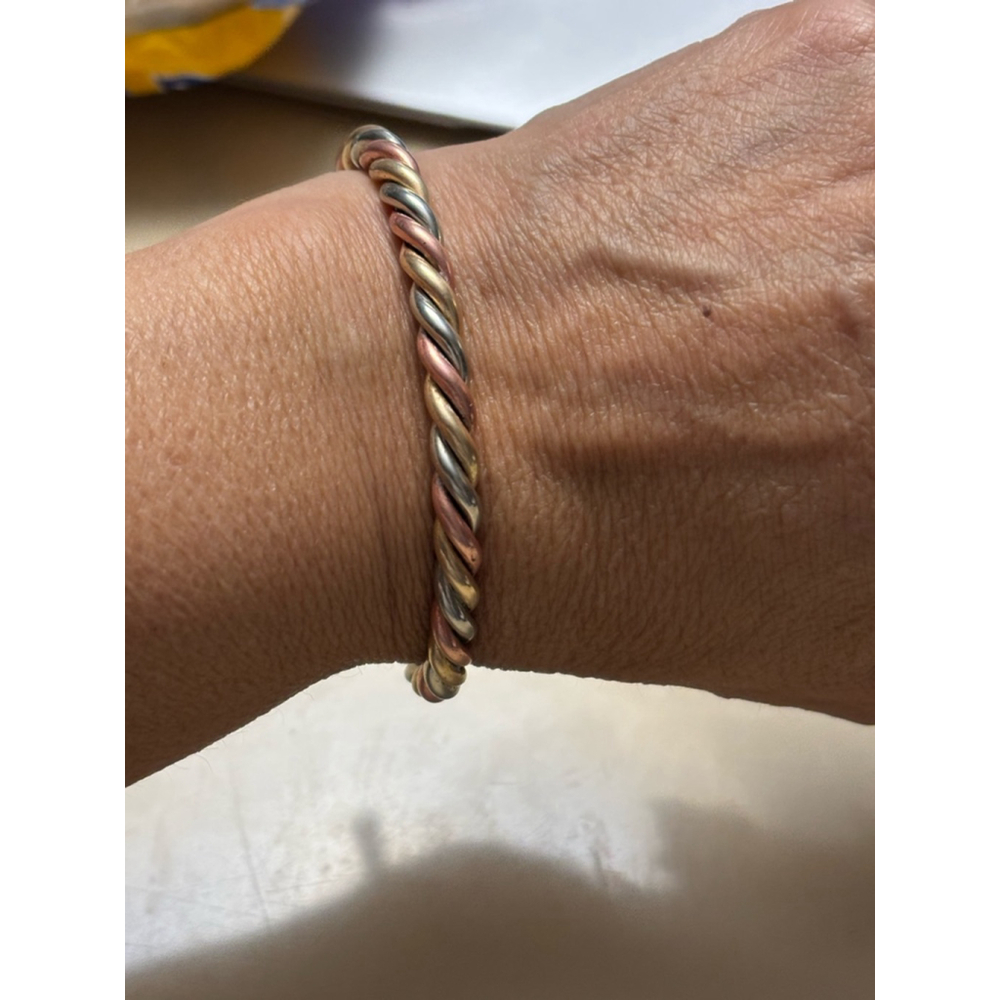 Bracelet One Size Multicolor silver bronze, and copper - Picture 3 of 3